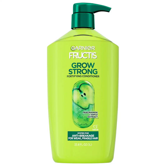 Garnier Fructis Grow Strong Conditioner, 33.8 Fl Oz, 1 Count (Packaging May Vary)