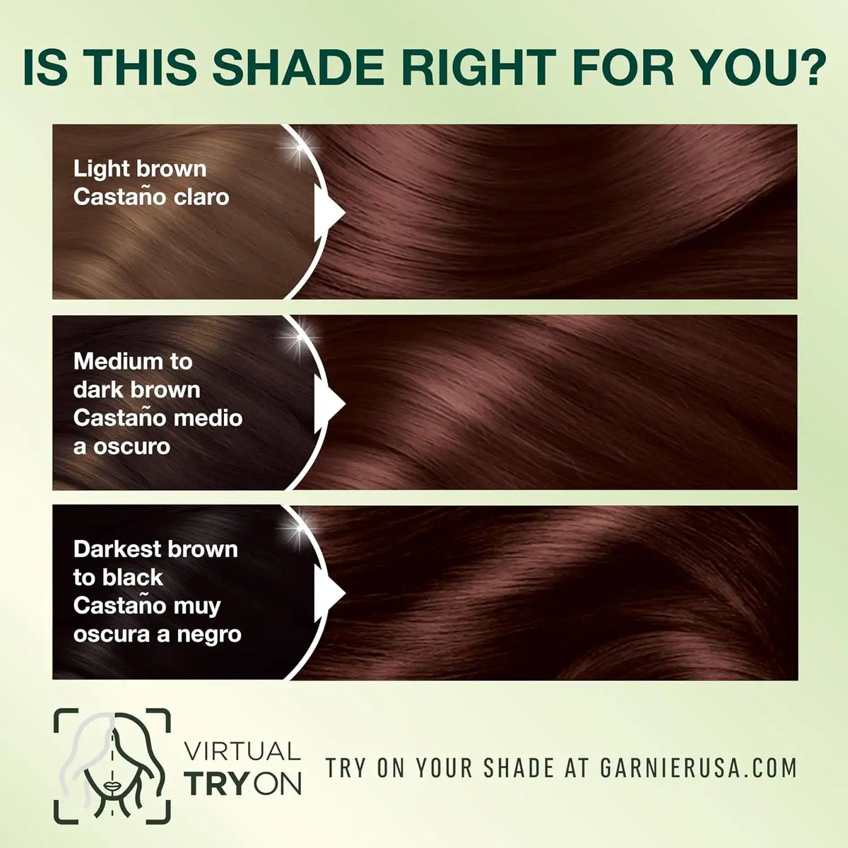 Garnier Nutrisse Ultra Crème Hair Color, 415 Soft Mahogany Dark Brown, 2 Ct