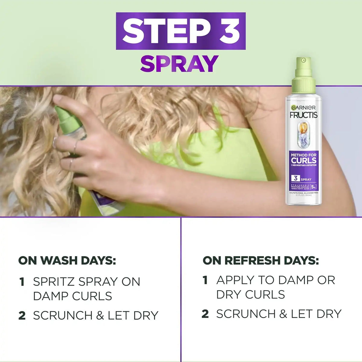 Garnier Fructis Method for Curls Moisture Filling Curly Hair Shampoo