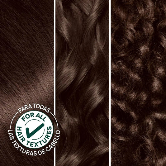 Garnier Nutrisse Ultra Crème Hair Color, Permanent Hair Dye with 100% Gray Coverage, Vegan & Cruelty-Free, 40 Dark Brown (Dark Chocolate), 2 Count