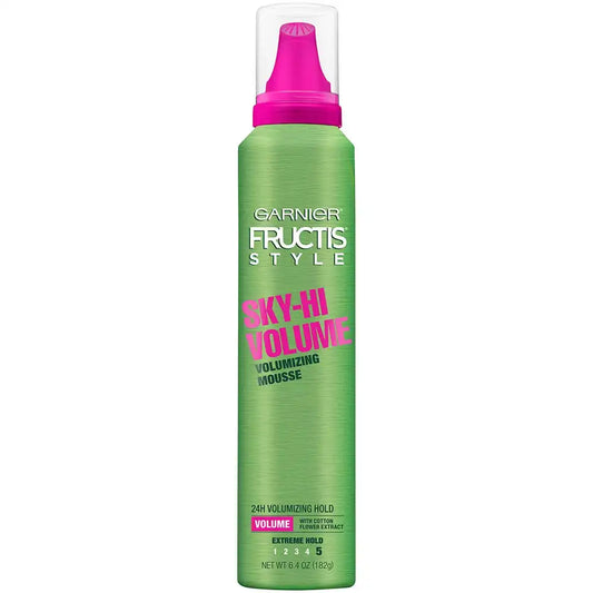 Garnier Fructis Style Sky-Hi Volume Mousse 6.4 Ounce (Extreme) (189ml) (6 Pack)