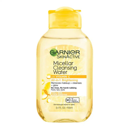Garnier, SkinActive Micellar Vitamin-C Cleansing Water, 3.4 Fl Oz