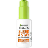 Garnier Fructis Sleek and Shine Sleek and Stay Hair Serum for Frizzy, Dry Hair, Heat Protectant Formulated with Alpha Silane, 1.7 Fl Oz(Packaging May Vary)
