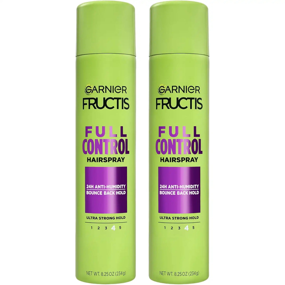Garnier Fructis Style Full Control Anti-Humidity Hairspray, Ultra Strong Hold, 8.25 oz. (Pack of 2)