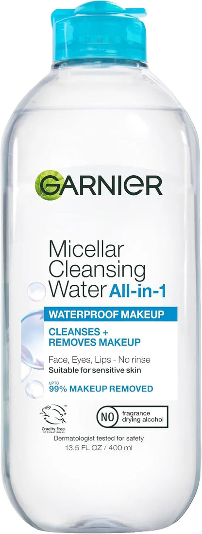 Garnier Skin Active Micellar Cleansing Water, 400 ml,13.5 Fl Oz