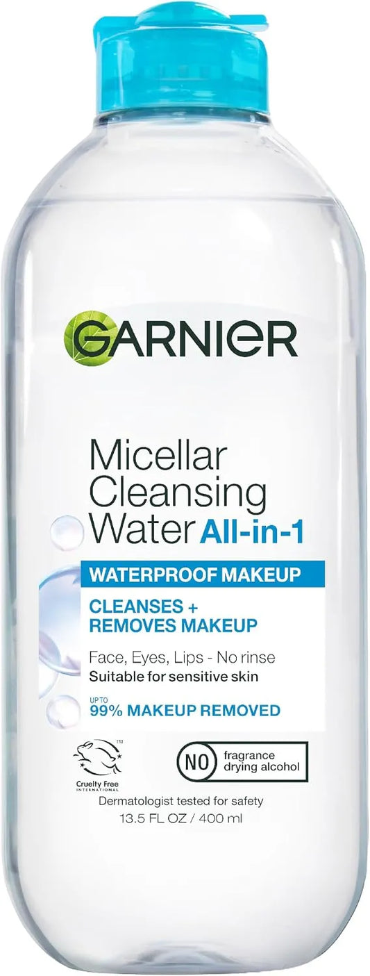 Garnier Skin Active Micellar Cleansing Water, 400 ml,13.5 Fl Oz