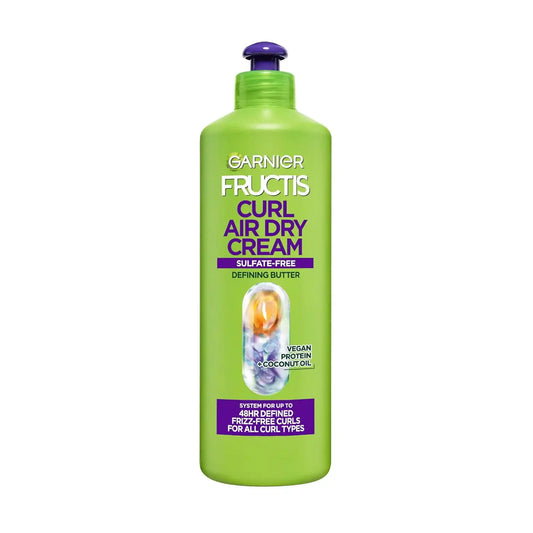 Garnier Fructis Curl Nourish Air Dry Cream Leave In Conditioner, 16.9 Fl Oz