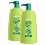 Garnier Fructis Grow Strong Shampoo, 33.8 Fl Oz, 1 Count (Packaging May Vary) (Pack of 2)