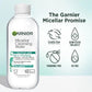 Garnier Micellar Water with Salicylic Acid, All-in-1 Mattifying Facial Cleanser and Makeup Remover for Oily and Acne Prone Skin, 13.5 Fl Oz