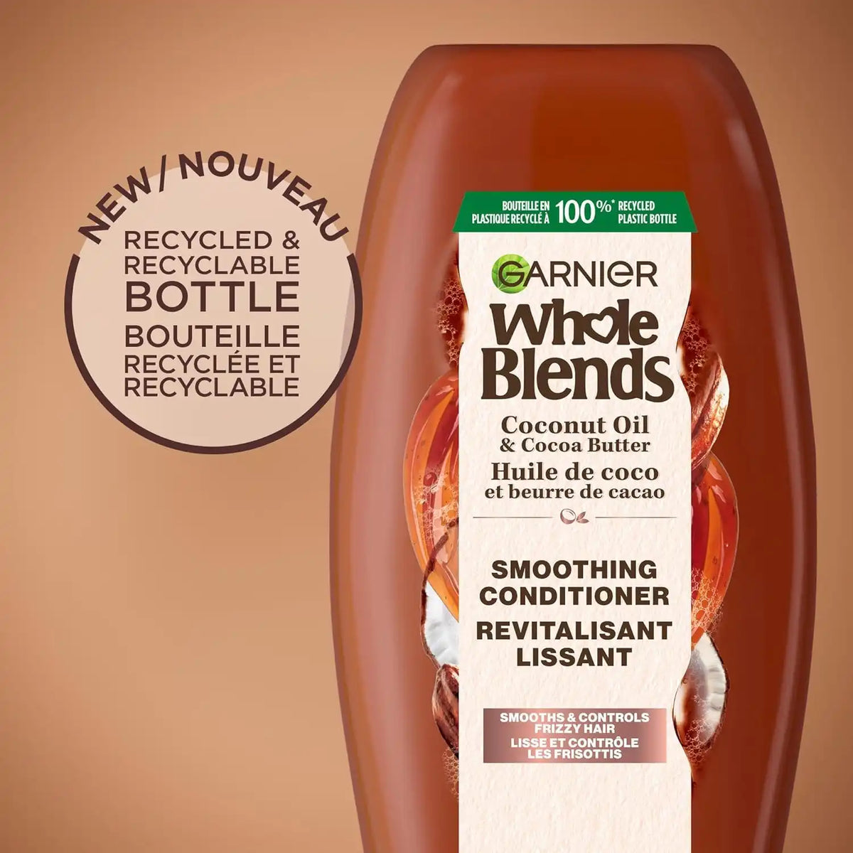 Garnier Whole Blends Condition Coconut Oil 12.5 Ounce (369ml) (3 Pack)