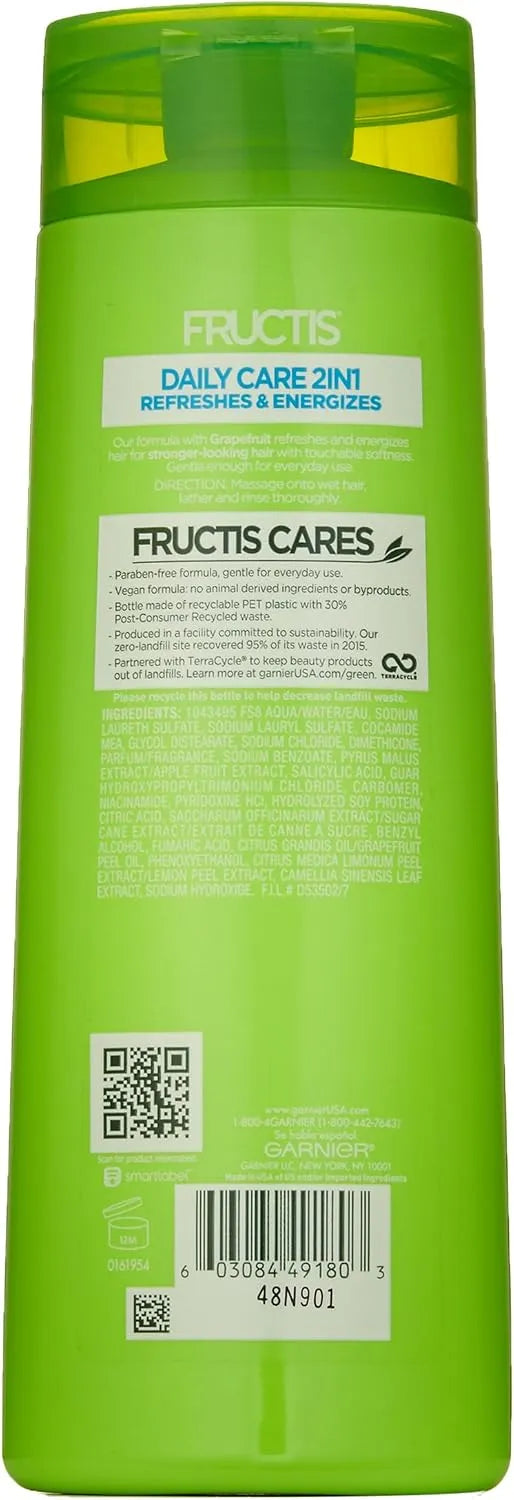 Garnier Hair Care Fructis Daily Care 2-in-1 Shampoo and Conditioner, 12.5Fl Oz