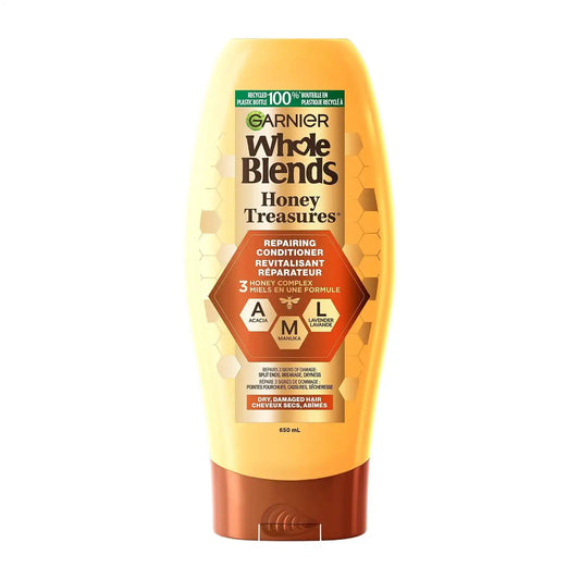 Garnier Whole Blends Repairing Conditioner Honey Treasures, Damaged Hair, 22 fl; oz.