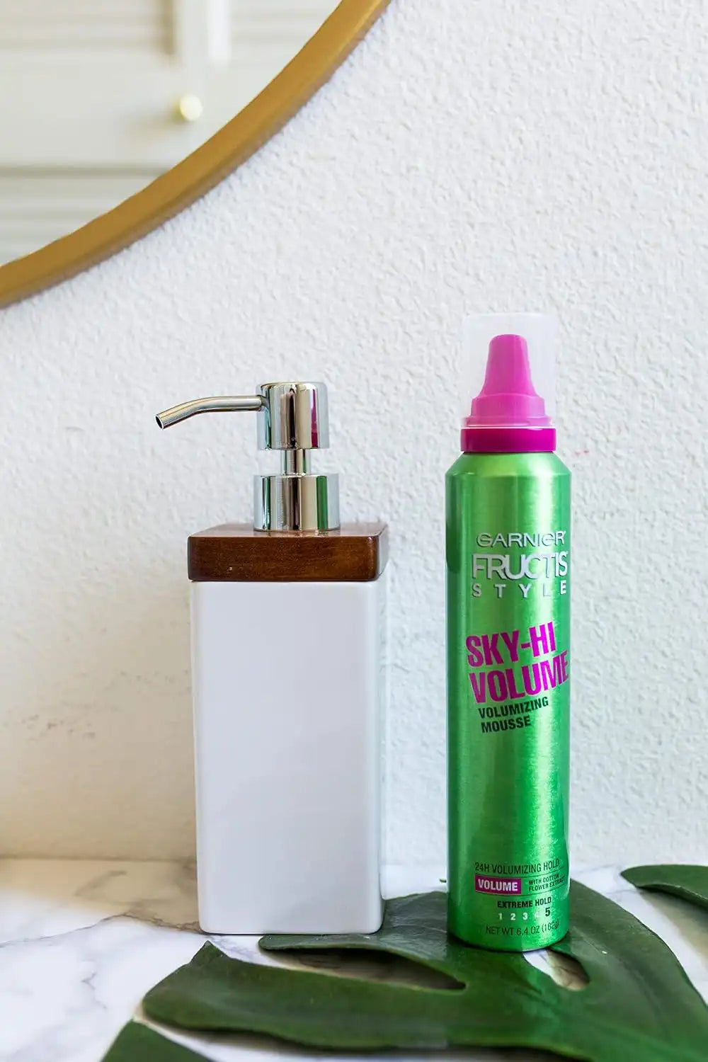 Garnier Fructis Style Sky-Hi Volume Volumizing Mousse, 6.4 oz.