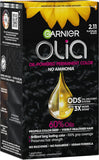 Garnier Olia Ammonia-Free Brilliant Color Oil-Rich Permanent Hair Color, 2.11 Platinum Black (Pack of 1) Black Hair Dye (Packaging May Vary)