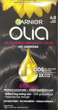 Garnier Olia Ammonia Free Hair Color [4.0] Dark Brown 1 ea (Pack of 3)