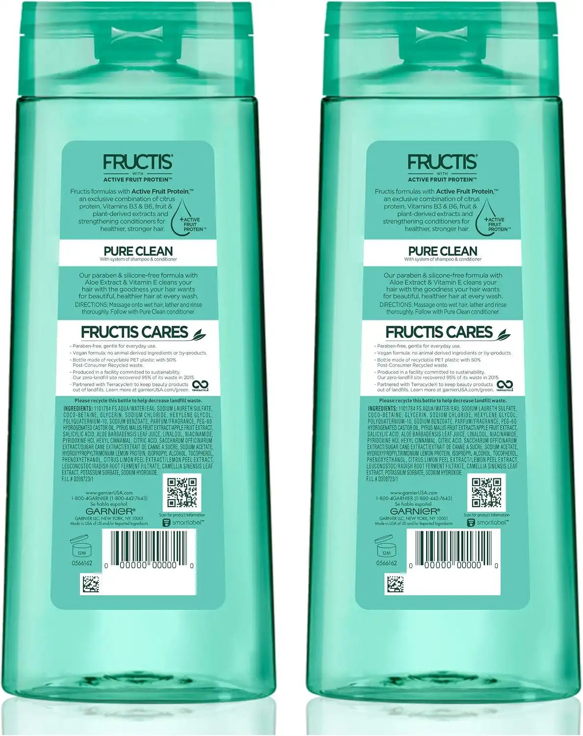 Garnier Fructis Pure Clean Shampoo, 22 fl. oz.
