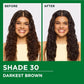 Garnier Nutrisse Ultra Crème Hair Color, Permanent Hair Dye with 100% Gray Coverage, Vegan & Cruelty-Free, 30 Darkest Brown (Sweet Cola), 1 Count