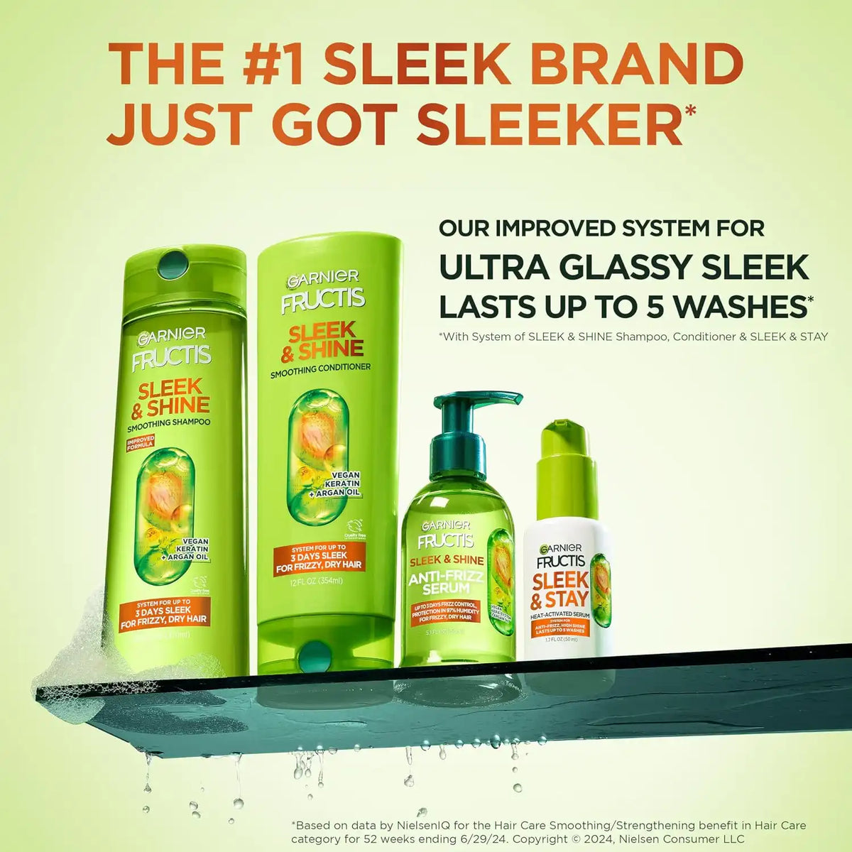 Garnier Fructis Sleek & Shine Moroccan Sleek Oil Treatment, 3.75 fl. oz. 3 Count