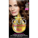 Garnier Olia Ammonia-Free Brilliant Color Oil-Rich Permanent Hair Color, 5.3 Medium Golden Brown (Pack of 1) Brown Hair Dye (Packaging May Vary)