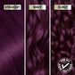 Garnier Nutrisse Ultra Color Hair Color, Permanent Hair Dye for Up to 8 Weeks of Bold, Vibrant, Fade-Resistant Results, Vegan & Cruelty-Free, V2 Dark Intense Violet (Spiced Plum), 2 Count
