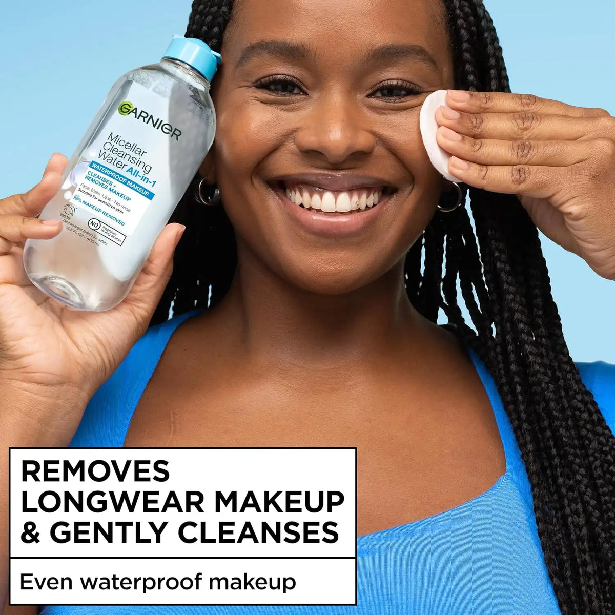 Garnier Skin Active Micellar Cleansing Water, 400 ml,13.5 Fl Oz