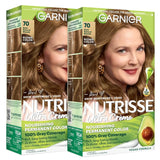 Garnier Nutrisse Ultra Crème Hair Color, 70 Dark Natural Blonde, 2 Count