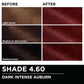 Garnier Olia Hair Color, Ammonia-Free Permanent Hair Dye, Oil-Powered Formula for 100% Gray Coverage and 3x Shinier Hair, Vegan & Cruelty Free, 4.60 Dark Intense Auburn, 2 Count