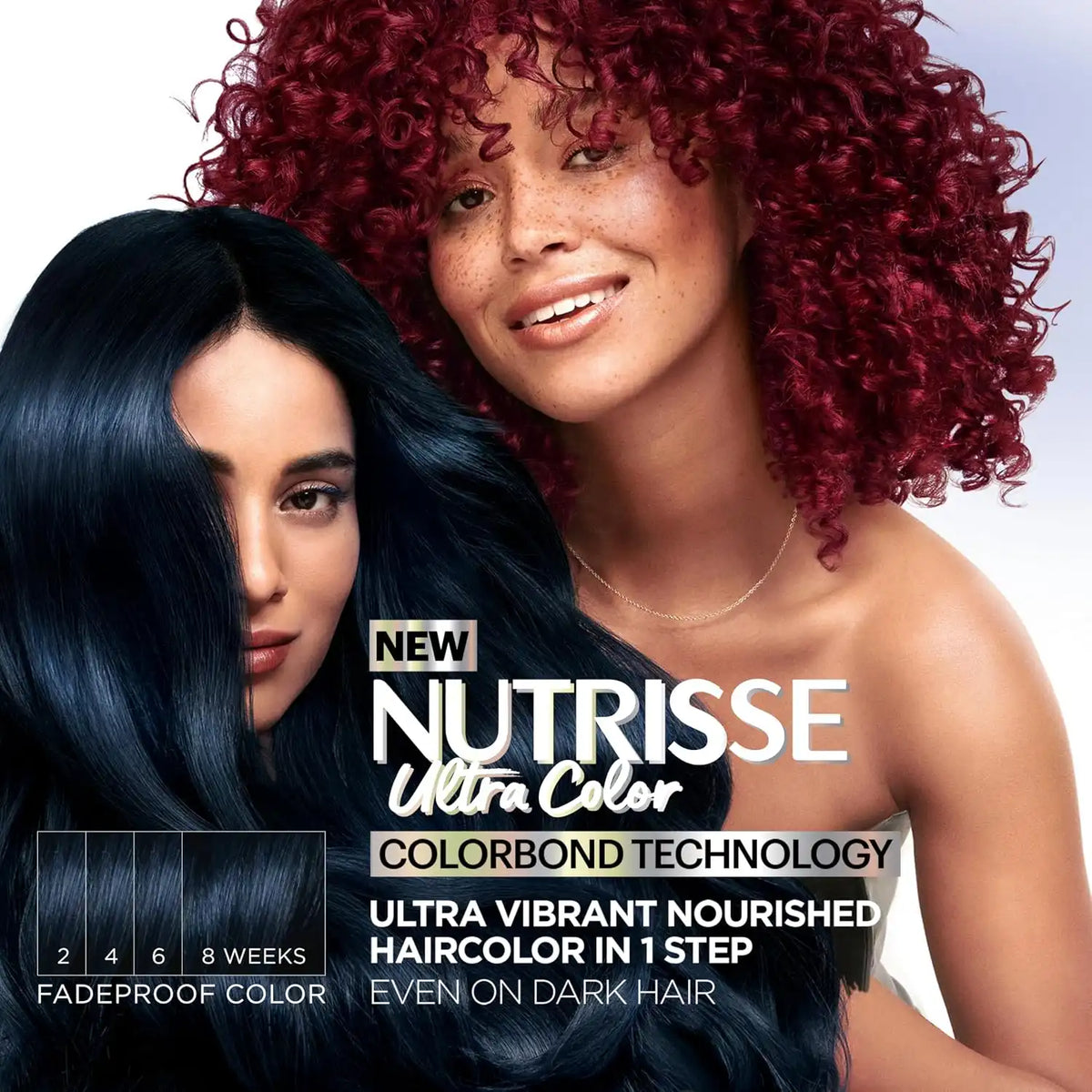 Garnier Nutrisse Ultra Color Hair Color, Permanent Hair Dye for Up to 8 Weeks of Bold, Vibrant, Fade-Resistant Results, Vegan & Cruelty-Free, BR2 Dark Intense Burgundy (Passion Fruit), 2 Count