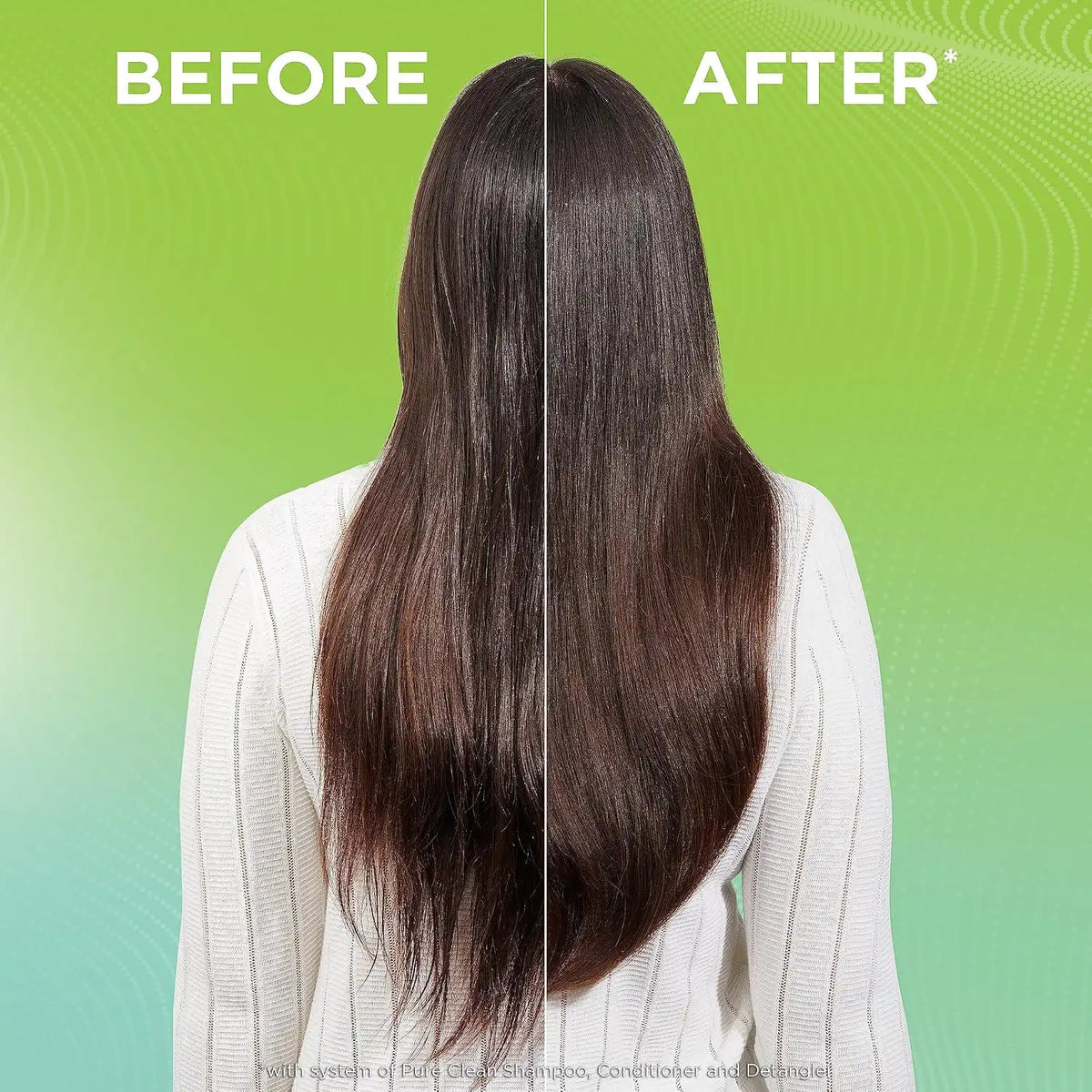 Garnier Fructis Pure Clean Purifying Shampoo, Hydrating Conditioner, and Detangler + Air Dry Spray Set (3 Items), 1 Kit (Packaging May Vary)
